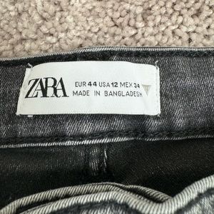 ZARA SKINNY JEANS dark wash, size 12